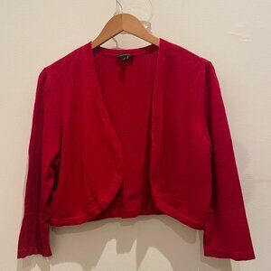 Ann Taylor Red Cardigan sweater